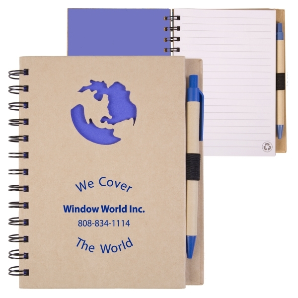 EcoShapes™ Recycled Die Cut Notebook