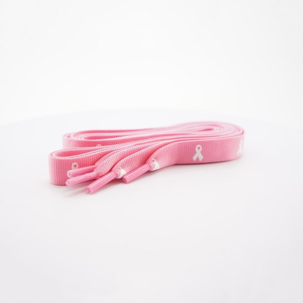 Breast Cancer Awareness Shoelaces.