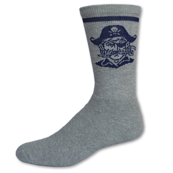Crew Sock with Knit-In Logo