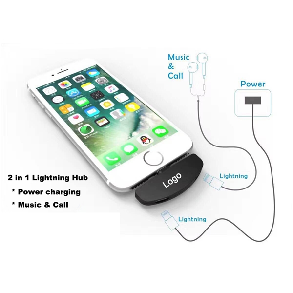 2 ub 1 Lightning Hub for iPhone