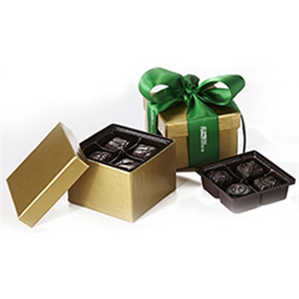 Gift Box 8 Pcs Dark Chocolate Meltaways with Ribbon