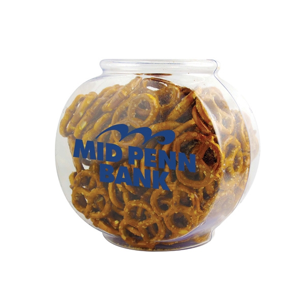 Fish Bowl with Salted Mini Pretzels