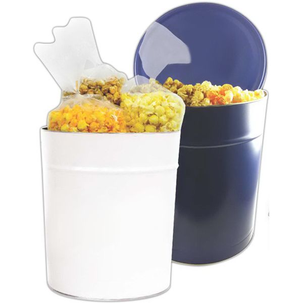 2 Gallon Popcorn Tin with Butter Popcorn
