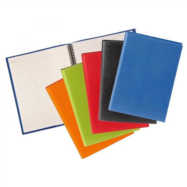 Colorplay leather cover refillable journal