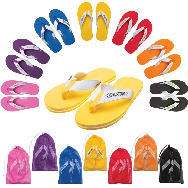 Personalized Flip Flops in 7 colors