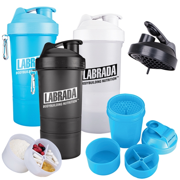 22454220 20 oz. Smart Shake Original Compartment Fitness Shaker