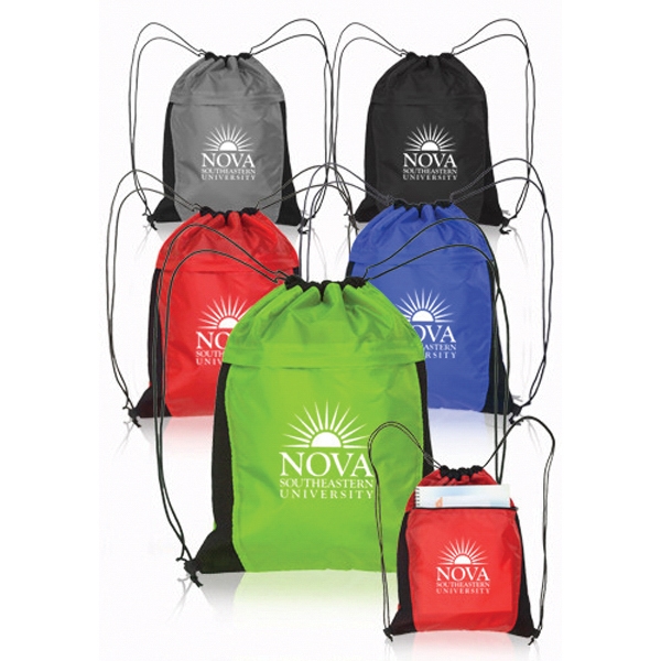 Mesh Drawsting Promotional Backpack in 5 colors