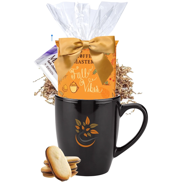 Pumpkin spice coffee & cookie mug kit