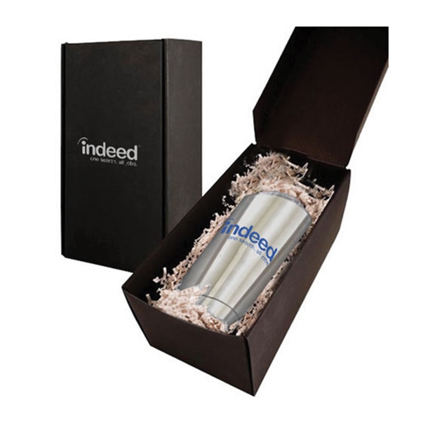 Soft Touch Modern Gift Box with Vacuum Tumbler
