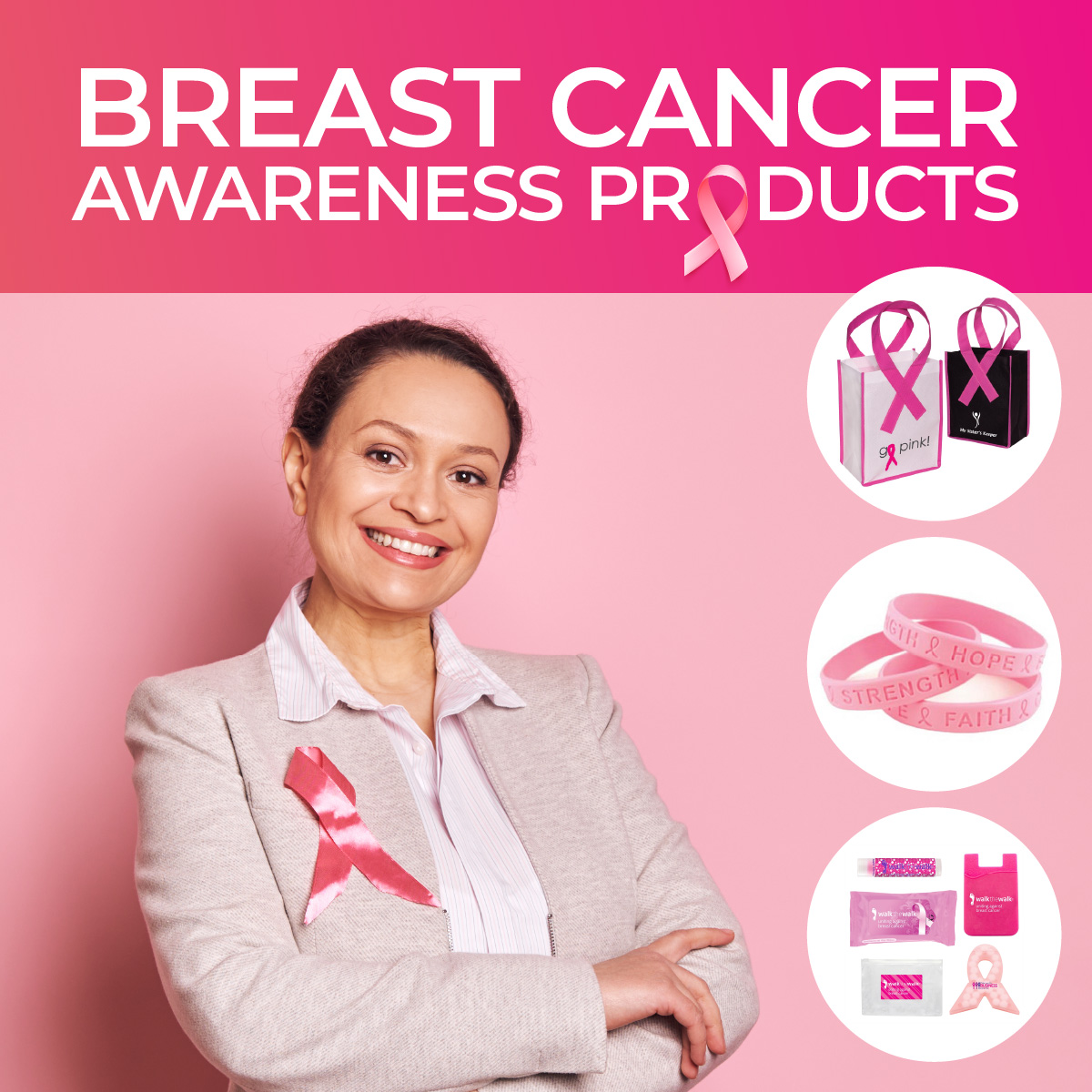 Breast cancer awareness products