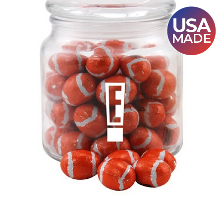 Made in the USA football chocolates