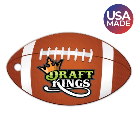 Made in the USA football luggage tag
