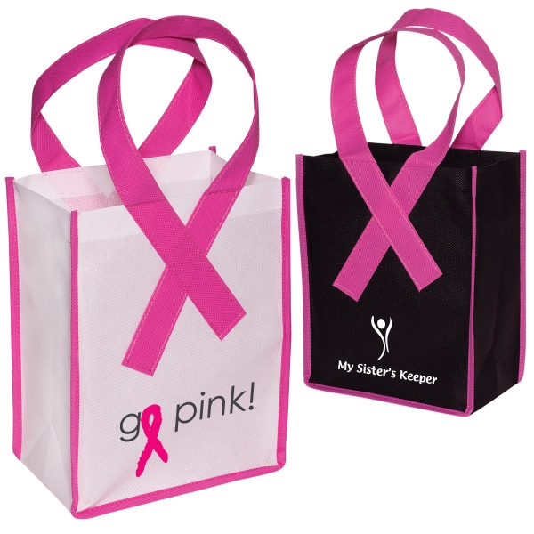 Pink awareness bag