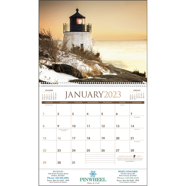 New England 2023 Calendar