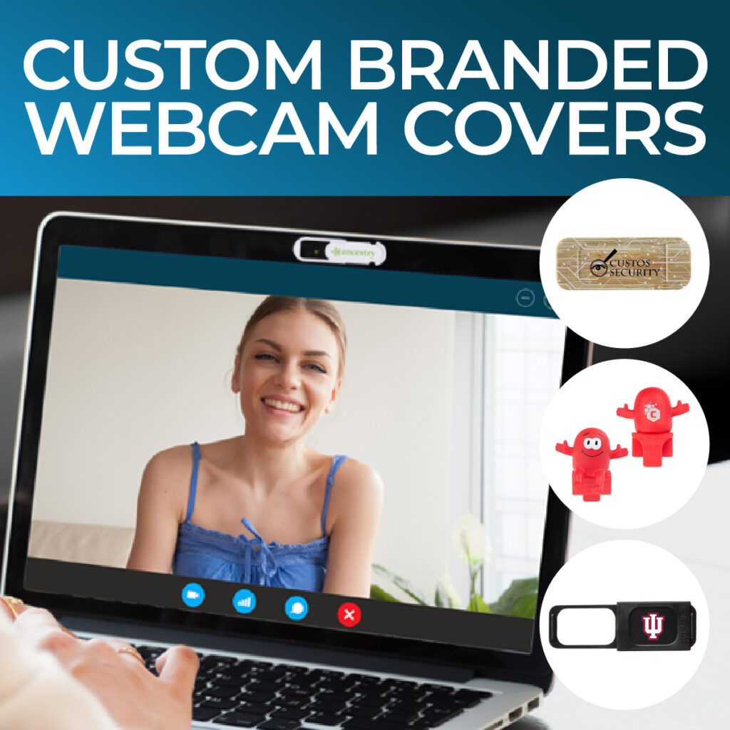 custom branded webcam covers