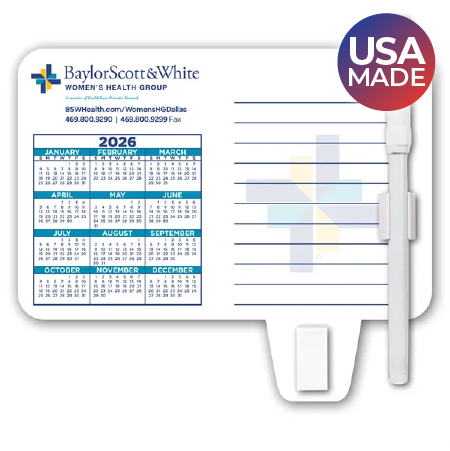 calendar memo magnet made in the USA