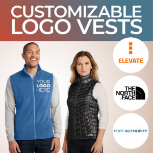 Customizable logo vests