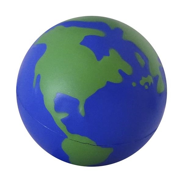 earth globe stress ball