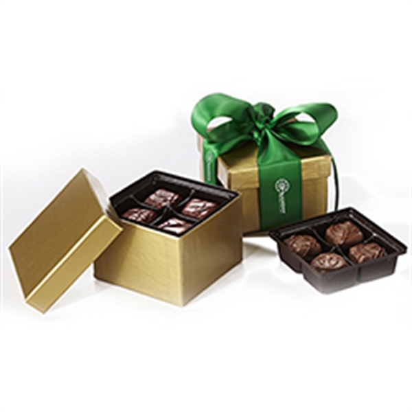 Gift Box 8 pcs Milk Chocolate Meltaways w/ Ribbon