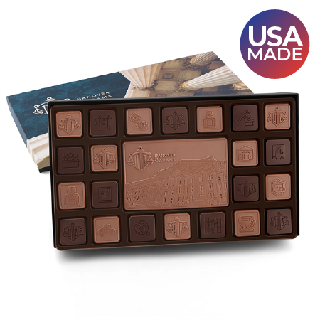 Custom Chocolate Ensemble (45 Piece) - Classic Packaging made in the USA