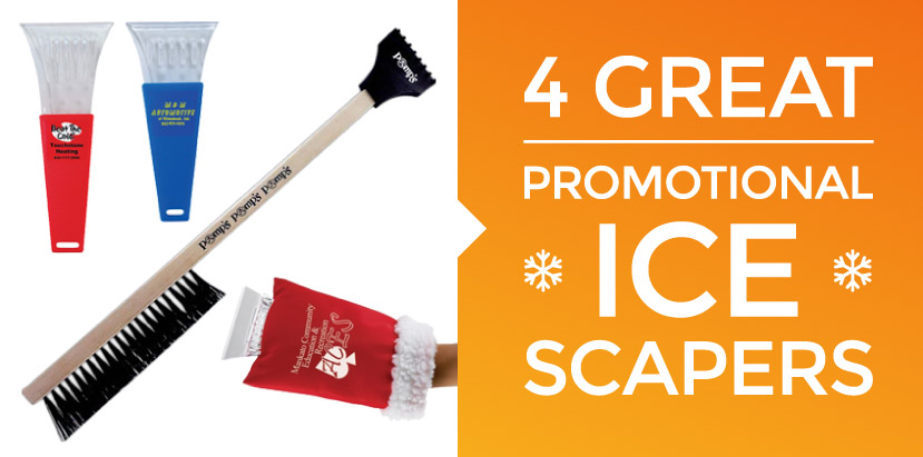 4 great promotional ice scrapers