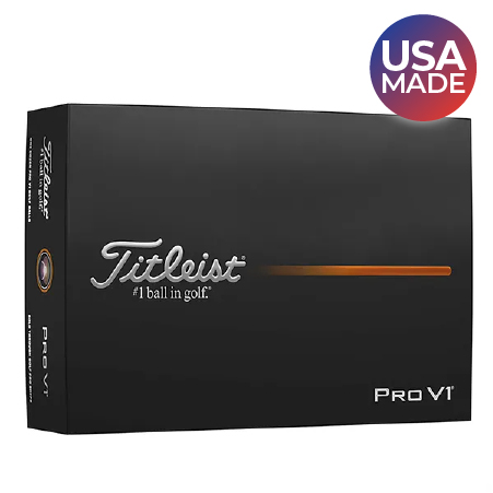 Titleist pro V1 golf balls made in the USA