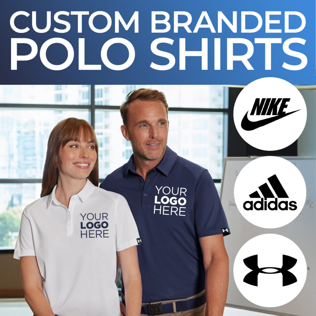 custom branded polo shirts