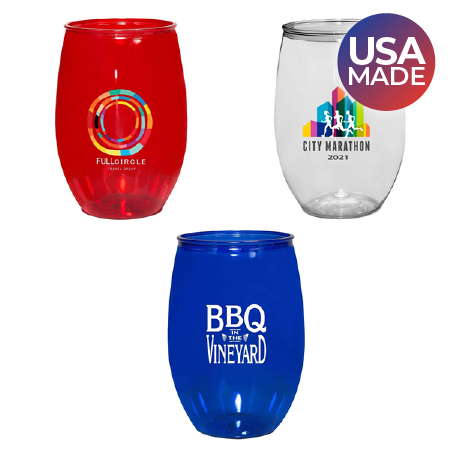 stemless wine tumblers made in the USA