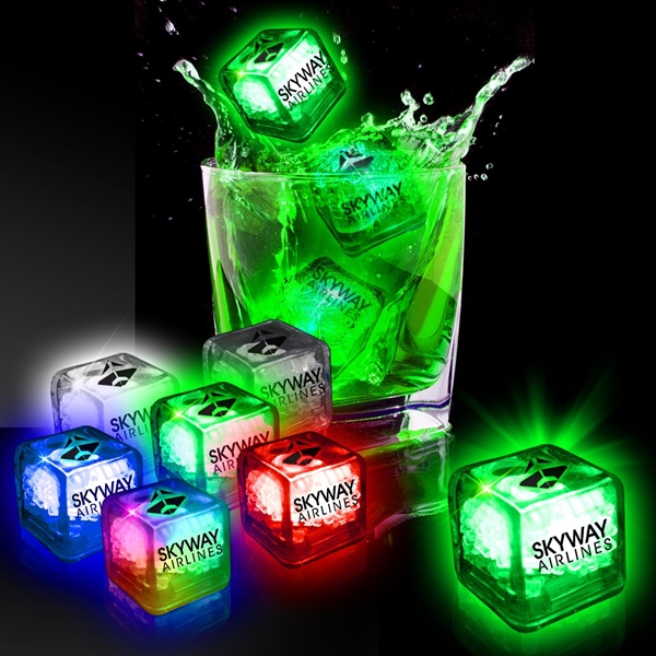 LED Ice Cubes with Custom Logo