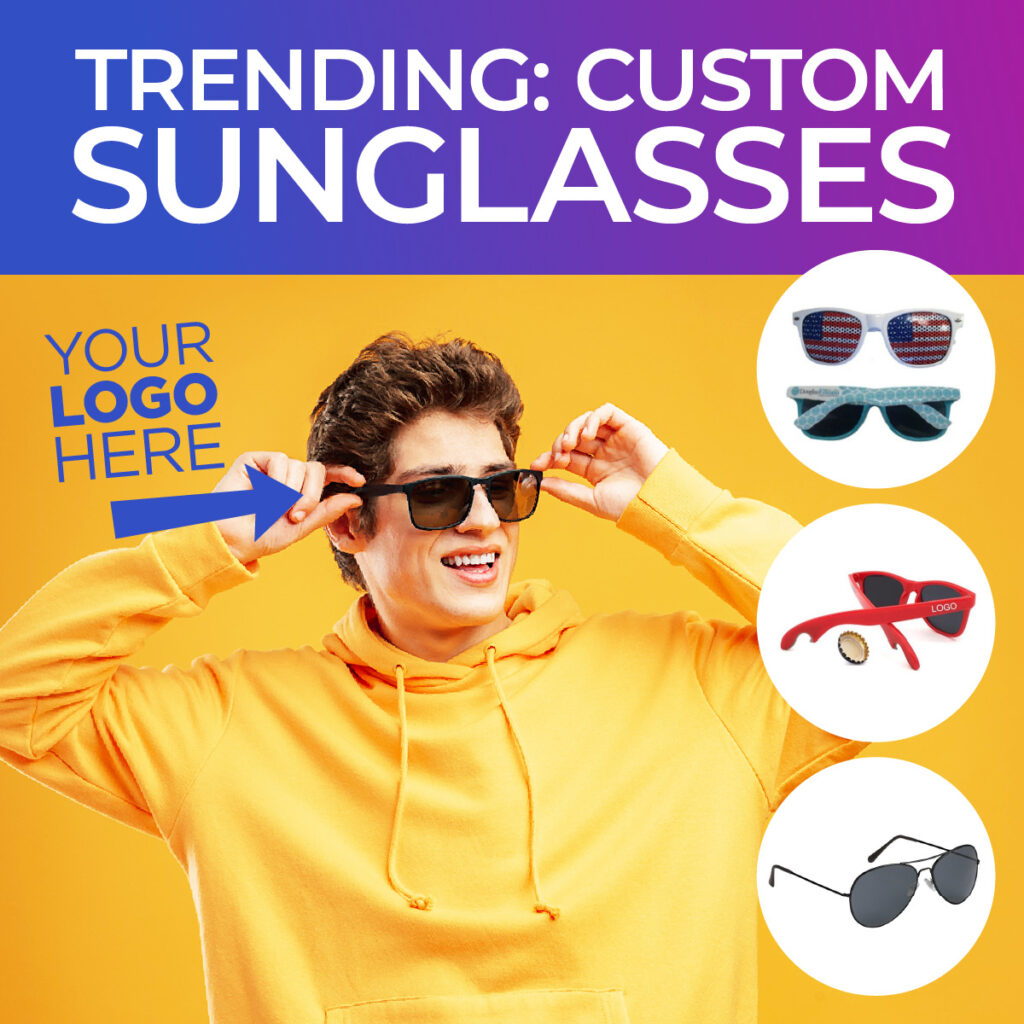 Promotional store custom sunglasses