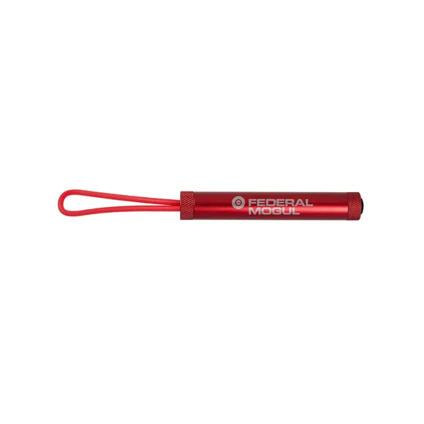 Mini flashlight with silicone loop