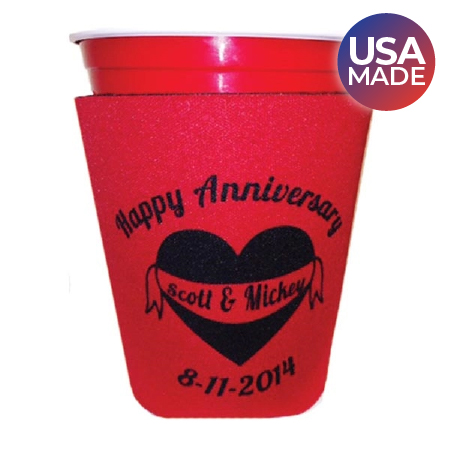 Solo/party cup koozie made in the USA
