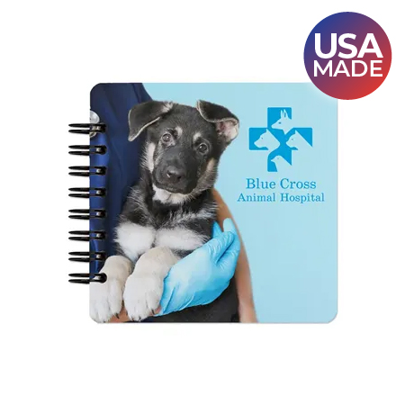 4 inch x 4 inch notebook made in the USA