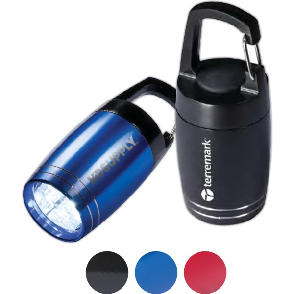 Mini LED Flashflight with Carabiner
