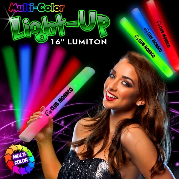 16" LED Light Up Foam Glow Lumiton Baton