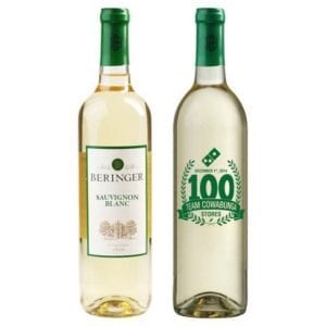 Etched Beringer Sauvignon Blanc Dry White Wine