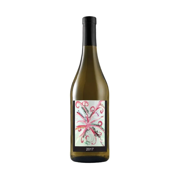 Chardonnay White Wine with Full-Color Custom Label