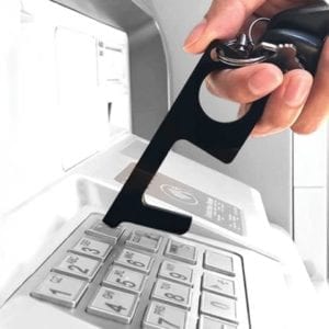Touchless Sanitary Key pushing ATM keypad