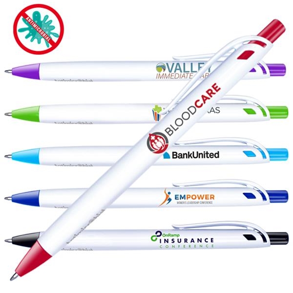 Antimicrobial Click Pen, Full Color Digital