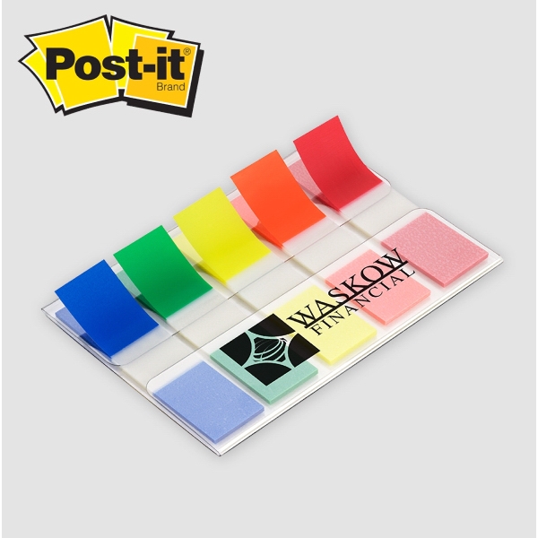 Post-it® Custom Printed 5-Flag Dispenser Set