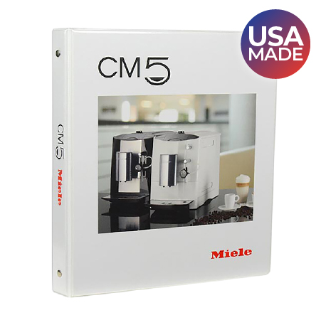 half inch round 3 ring binder made in the usa