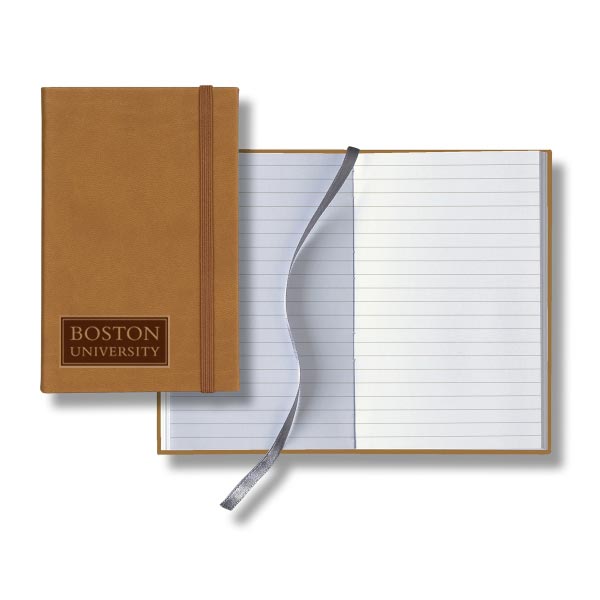 Custom notebook with university logo