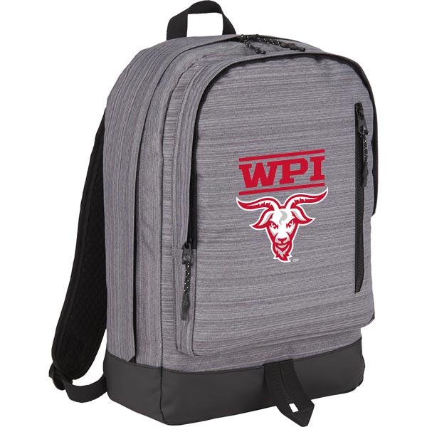 Custom logo backpack with college logo