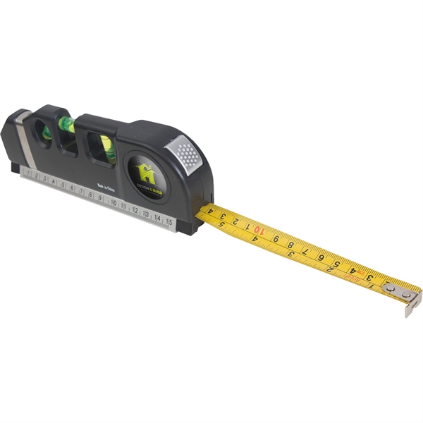 Laser Level with 8' custom printed Tape Measure
