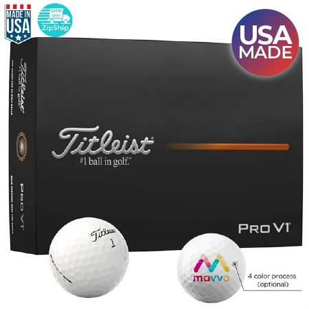 Titleist Pro V1 golf balls made in the USA