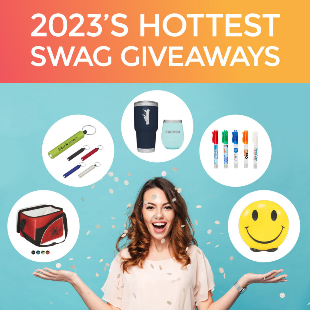 Popular swag giveaways for 2023