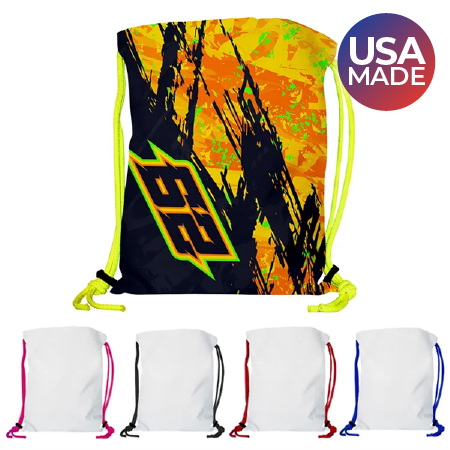 Drawstring bag made in the USA