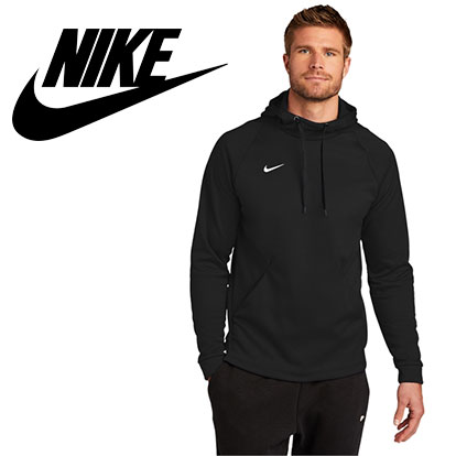 Nike Therma-FIT Pullover Fleece Hoodie with custom embroidery