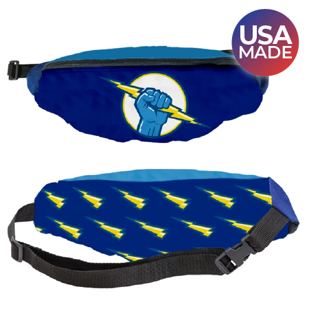 Full color crossbody bag made in the USA