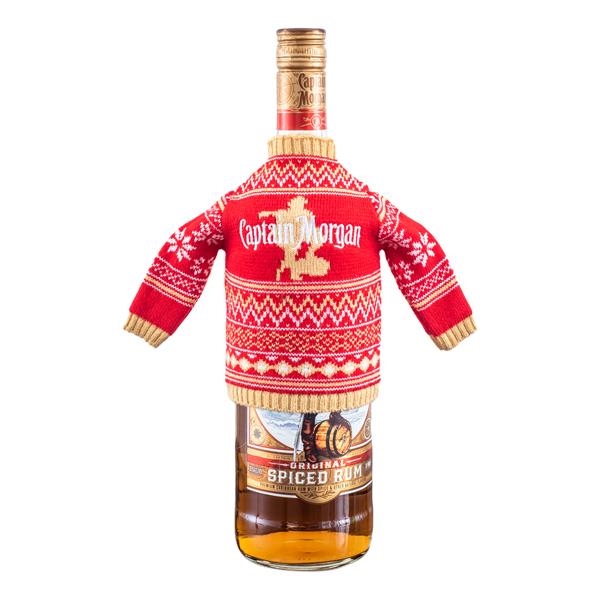 Knit bottle Christmas sweater